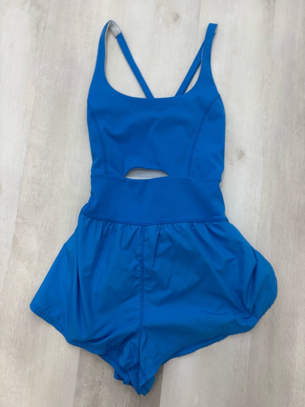 Blue Free People Righteous Runsie. Size L